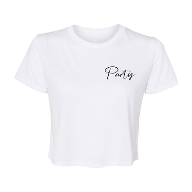 Party Crop Top - White