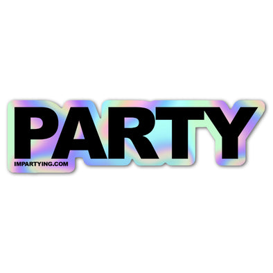 PARTY Sticker - Holographic